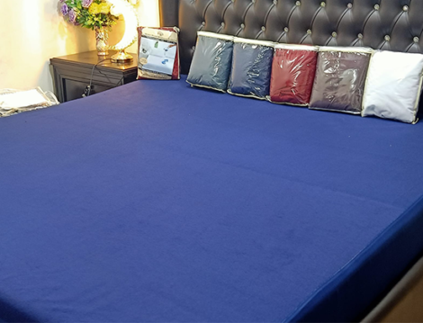 Waterproof Mattress Covers Standard Size – Blue