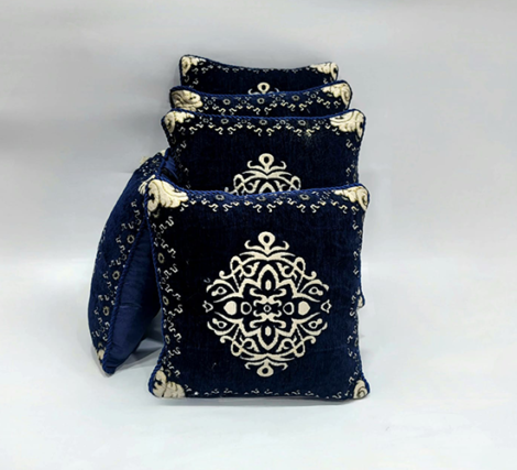 Luxurious Velvet Cushion Covers - 5 Piece Set - Medallion